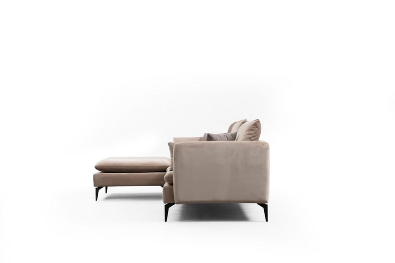 Luces Chaiselongsofa - Beige - Sofa med chaiselong