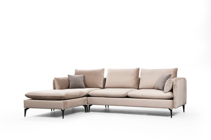 Luces Chaiselongsofa - Beige - Møbler - Sofaer - Sofa med chaiselong