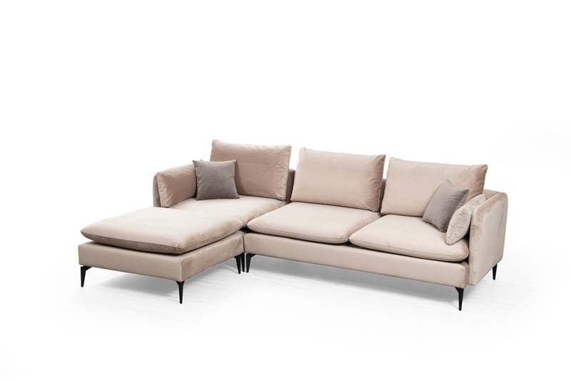 Luces Chaiselongsofa - Beige - Møbler - Sofaer - Sofa med chaiselong