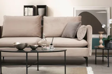 Luces Chaiselongsofa - Beige - Møbler - Sofaer - Sofa med chaiselong