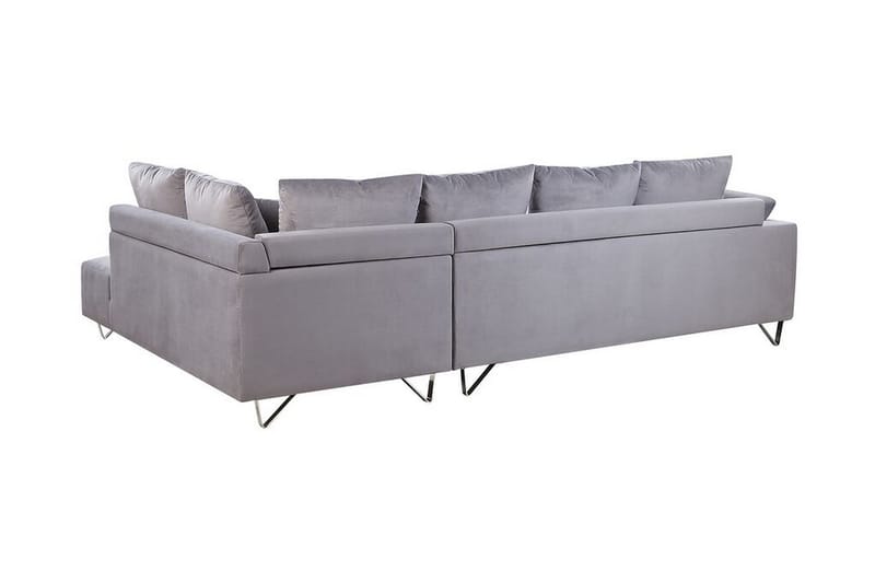Lunnera 4-Pers. Hjørnesofa Venstre - Grå - Møbler - Sofaer - Sofa med chaiselong