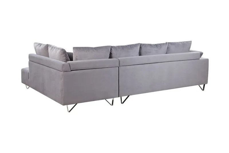 Lunnera 4-Pers. Hjørnesofa Venstre - Grå - Møbler - Sofaer - Sofa med chaiselong