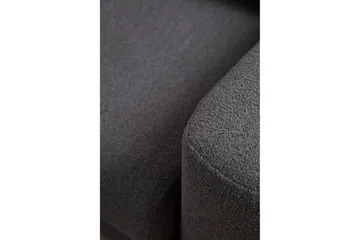 Makhan 3-personers Højre L-formet Sofa med Chaiselong i Bouclé - Antracit - Møbler - Sofaer - Sofa med chaiselong