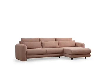 Makhan Sofa med Chaiselong 3-personers - Rosa - Møbler - Sofaer - Sofa med chaiselong
