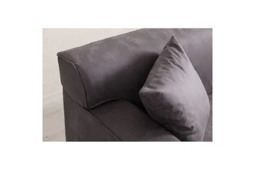 Malpani Sofa med Divan 3-sits - Antracit - Møbler - Sofaer - Sofa med chaiselong