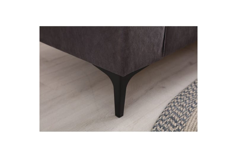 Malpani Sofa med Divan 3-sits - Antracit - Møbler - Sofaer - Sofa med chaiselong
