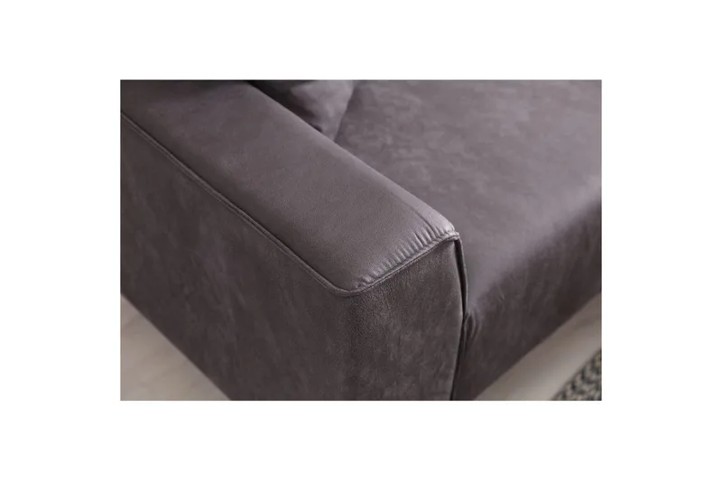 Malpani Sofa med Divan 3-sits - Antracit - Møbler - Sofaer - Sofa med chaiselong