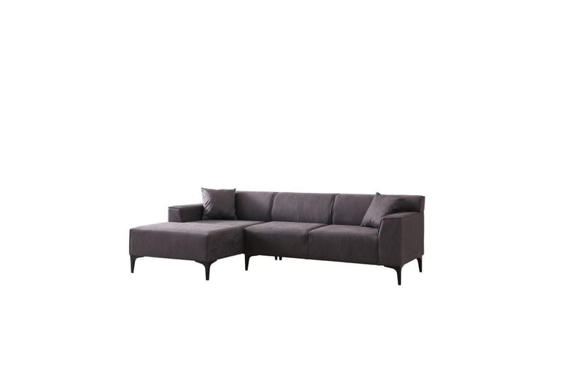 Malpani Sofa med Divan 3-sits, Antracit