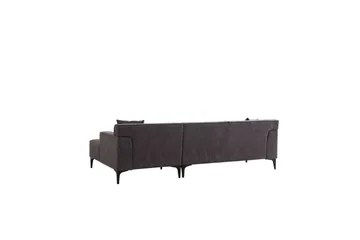 Malpani Sofa med Divan 3-sits - Antracit - Møbler - Sofaer - Sofa med chaiselong