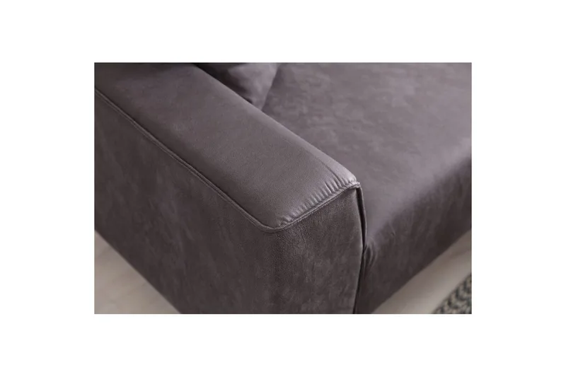 Malpani Sofa med Divan 3-sits - Antracit - Møbler - Sofaer - Sofa med chaiselong