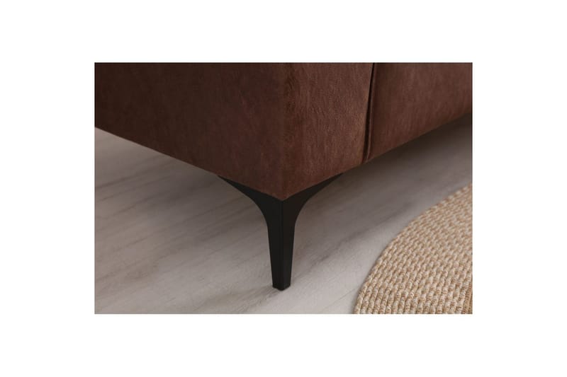 Malpani Sofa med Divan 3-sits - Cognac - Møbler - Sofaer - Sofa med chaiselong