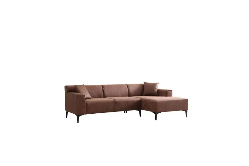 Malpani Sofa med Divan 3-sits, Cognac
