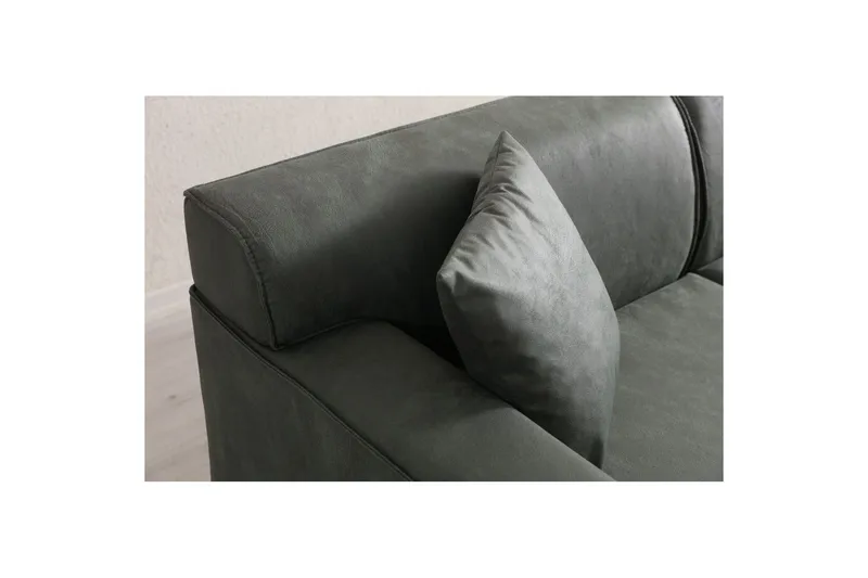 Malpani Sofa med Divan 3-sits - Grøn - Møbler - Sofaer - Sofa med chaiselong