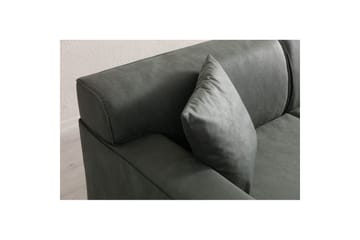 Malpani Sofa med Divan 3-sits - Grøn - Møbler - Sofaer - Sofa med chaiselong