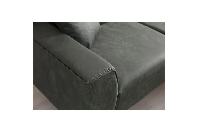 Malpani Sofa med Divan 3-sits - Grøn - Møbler - Sofaer - Sofa med chaiselong