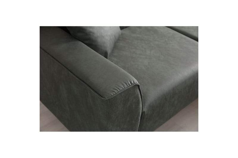 Malpani Sofa med Divan 3-sits - Grøn - Møbler - Sofaer - Sofa med chaiselong