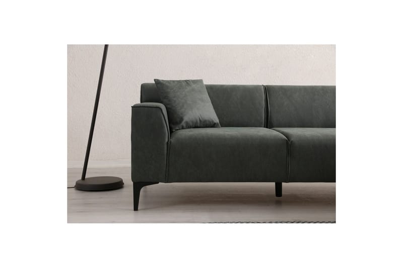 Malpani Sofa med Divan 3-sits - Grøn - Møbler - Sofaer - Sofa med chaiselong