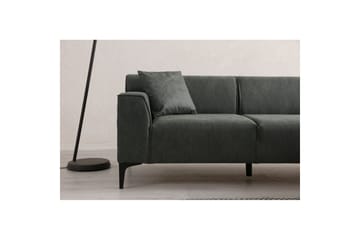 Malpani Sofa med Divan 3-sits - Grøn - Møbler - Sofaer - Sofa med chaiselong