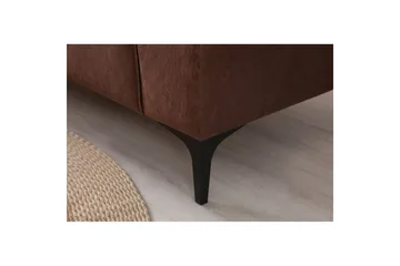 Malpani Sofa med Divan 4-sits - Cognac - Møbler - Sofaer - Sofa med chaiselong