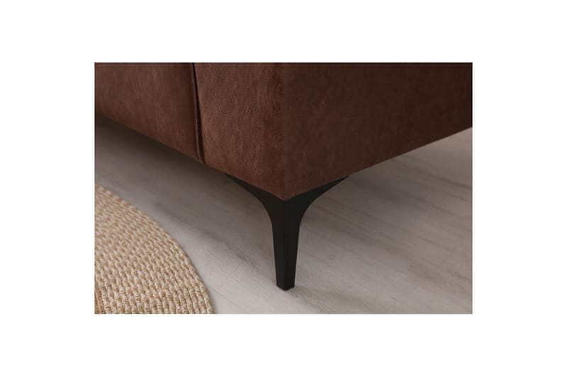 Malpani Sofa med Divan 4-sits - Cognac - Møbler - Sofaer - Sofa med chaiselong