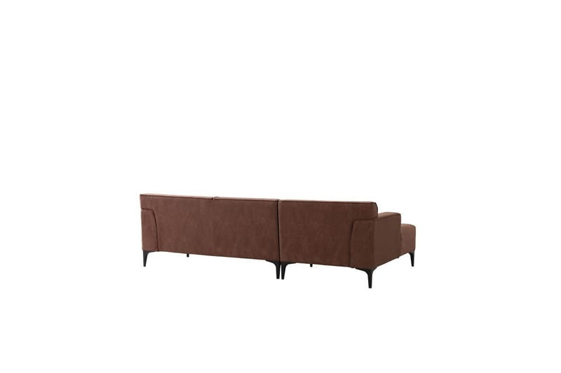 Malpani Sofa med Divan 4-sits - Cognac - Møbler - Sofaer - Sofa med chaiselong