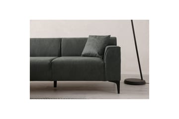 Malpani Sofa med Divan 4-sits - Grøn - Møbler - Sofaer - Sofa med chaiselong