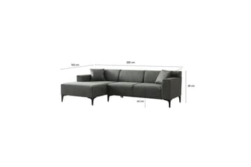Malpani Sofa med Divan 4-sits - Grøn - Møbler - Sofaer - Sofa med chaiselong