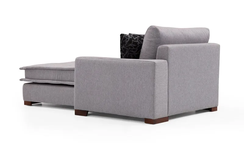 Mamerto Sofa m. Chaiselong 4-Pers. - Lysegrå - Møbler - Sofaer - Sofa med chaiselong