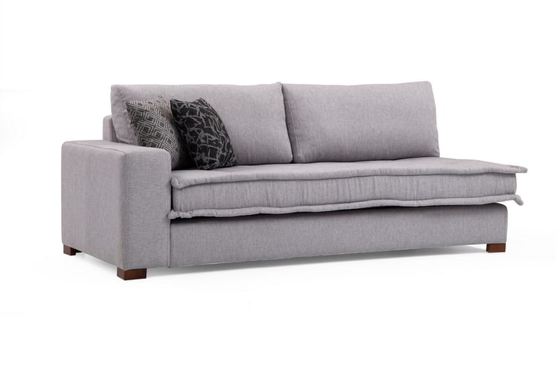 Mamerto Sofa m. Chaiselong 4-Pers. - Lysegrå - Sofa med chaiselong - 4 personers sofa med chaiselong