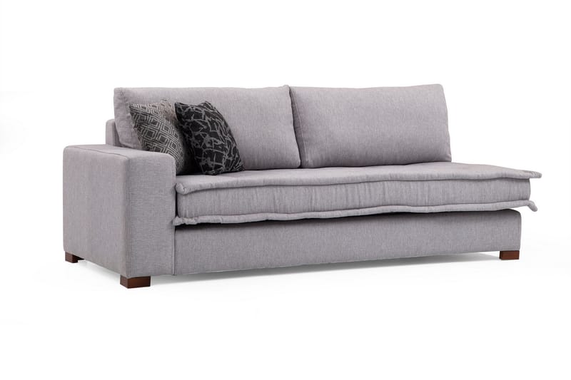 Mamerto Sofa m. Chaiselong 4-Pers. - Lysegrå - Møbler - Sofaer - Sofa med chaiselong