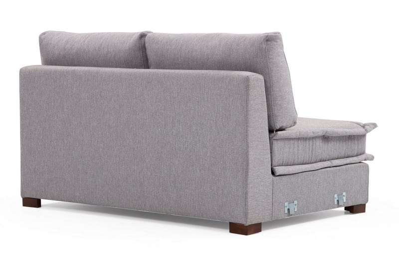 Mamerto Sofa m. Chaiselong 4-Pers. - Lysegrå - Møbler - Sofaer - Sofa med chaiselong