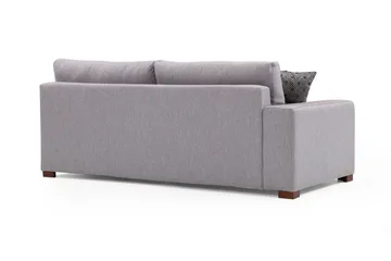 Mamerto Sofa m. Chaiselong 4-Pers. - Lysegrå - Møbler - Sofaer - Hjørnesofa - Hjørnesofa med chaiselong