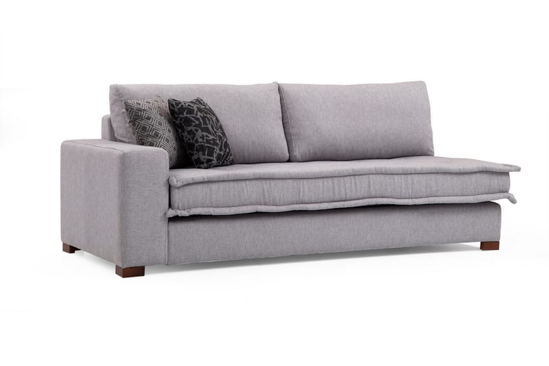Mamerto Sofa m. Chaiselong 4-Pers. - Lysegrå - Møbler - Sofaer - Sofa med chaiselong