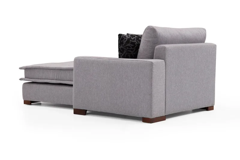 Mamerto Sofa m. Chaiselong 4-Pers. - Lysegrå - Møbler - Sofaer - Sofa med chaiselong