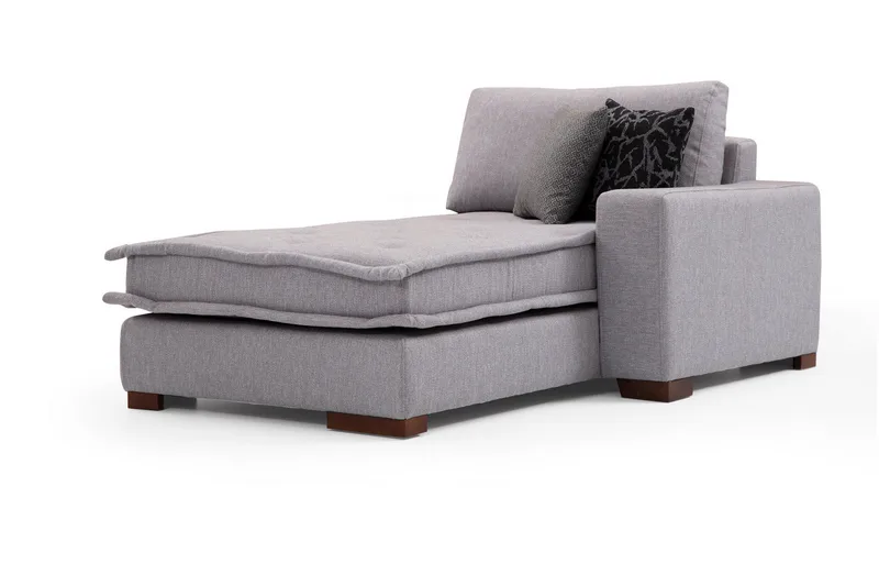 Mamerto Sofa m. Chaiselong 4-Pers. - Lysegrå - Møbler - Sofaer - Sofa med chaiselong