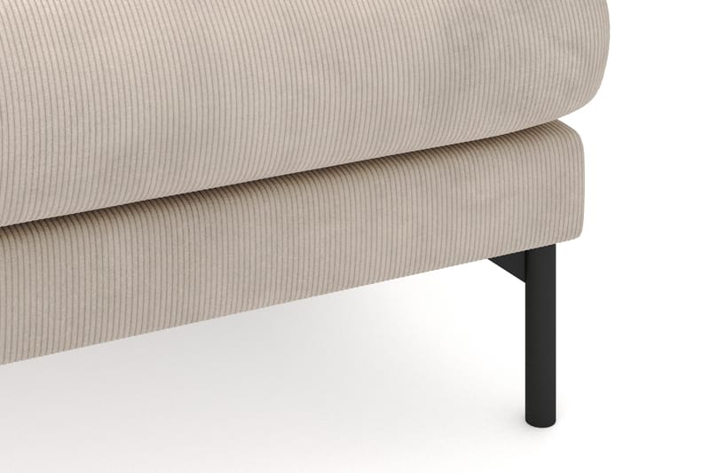 Menard 3-personers Højrevendt L-formet Divansofa i Manchester - Greige - Møbler - Sofaer - Sofa med chaiselong