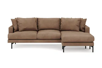 Menard 3-personers Højrevendt L-formet Divansofa i Manchester