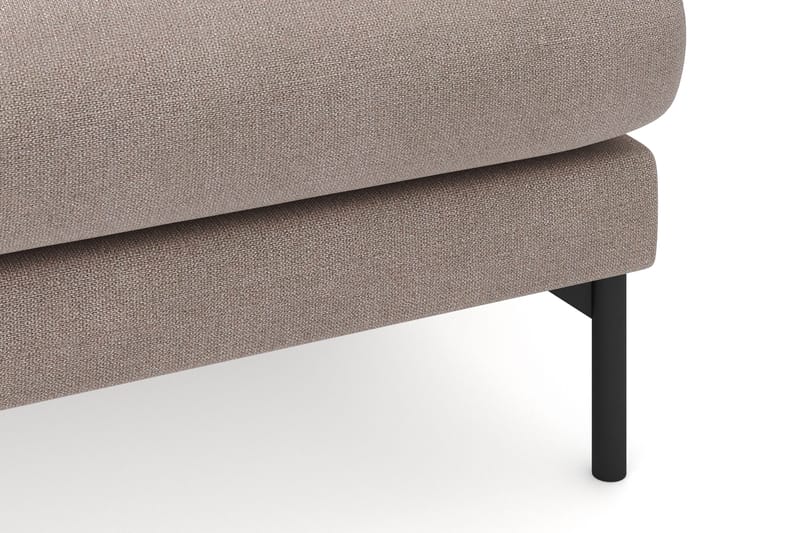 Menard 3-personers Højrevendt L-formet Divansofa i Stof - Brun - Møbler - Sofaer - Sofa med chaiselong