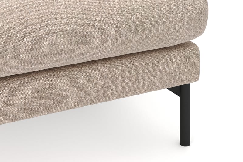 Menard 3-personers Højrevendt L-formet Divansofa i Stof - Beige - Møbler - Sofaer - Sofa med chaiselong