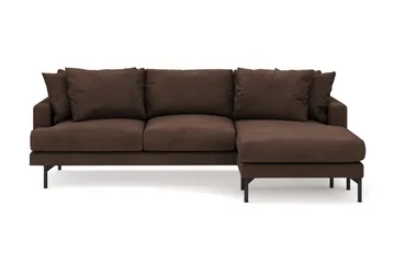 Menard 3-personers Højrevendt L-formet Divansofa i Manchester