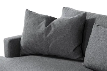 Menard 4-sits Dyb Soffa med Schäslong Höger - Mørkegrå - Møbler - Sofaer - Sofa med chaiselong