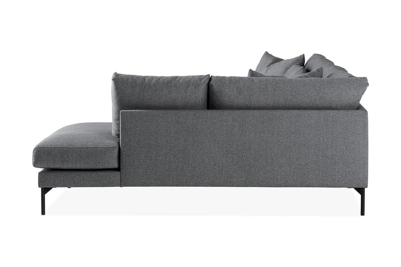 Menard 4-sits Dyb Soffa med Schäslong Höger - Mørkegrå - Møbler - Sofaer - Sofa med chaiselong