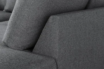 Menard 4-sits Dyb Soffa med Schäslong Höger - Mørkegrå - Møbler - Sofaer - Sofa med chaiselong