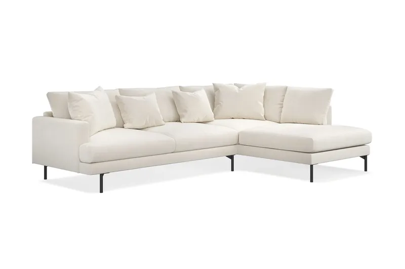 Menard 4-sits Soffa med Schäslong Höger - Cremehvid - Møbler - Sofaer - Sofa med chaiselong