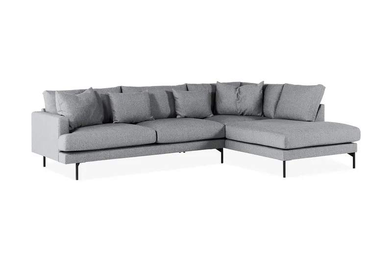 Menard 4-sits Soffa med Schäslong Höger - Grå - Møbler - Sofaer - Sofa med chaiselong