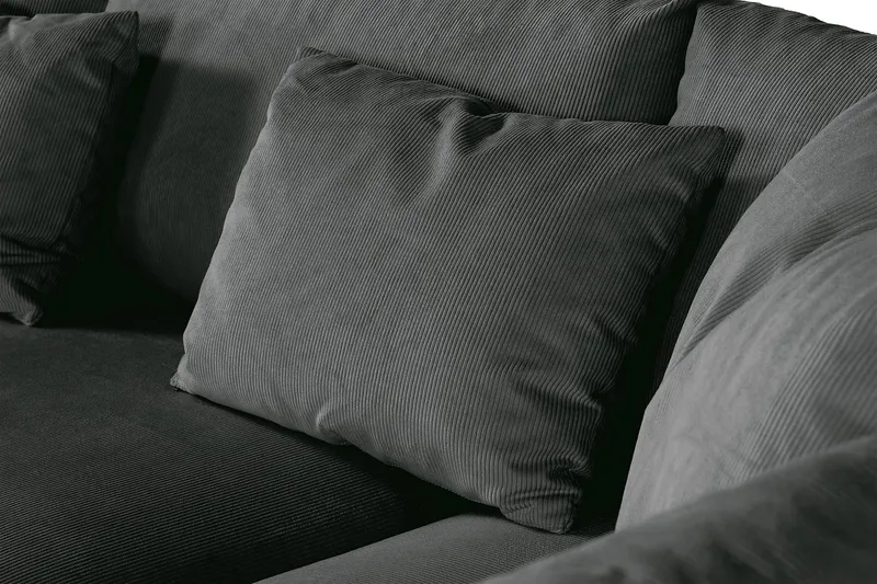 Menard 4-sits Soffa med Schäslong Höger - Grå - Møbler - Sofaer - Sofa med chaiselong