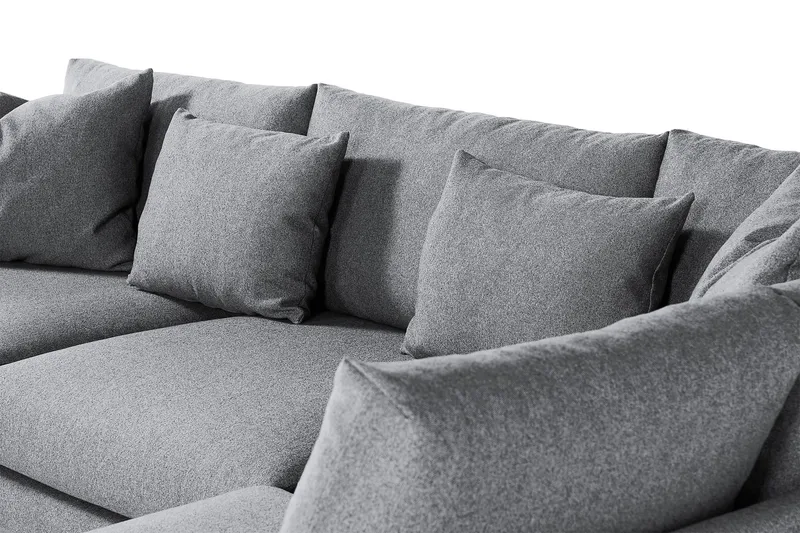 Menard 4-sits Soffa med Schäslong Höger - Grå - Møbler - Sofaer - Sofa med chaiselong