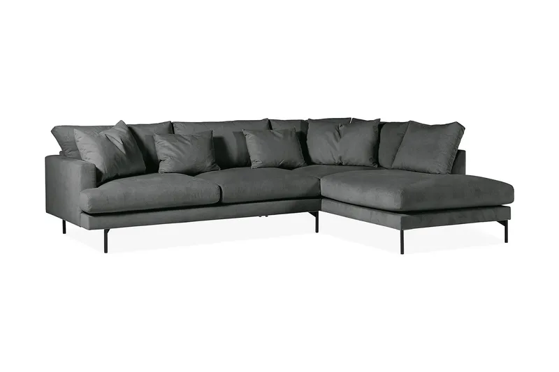 Menard 4-sits Soffa med Schäslong Höger - Grå - Møbler - Sofaer - Sofa med chaiselong