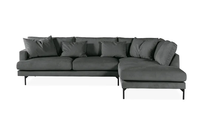 Menard 4-sits Soffa med Schäslong Höger - Grå - Møbler - Sofaer - Sofa med chaiselong