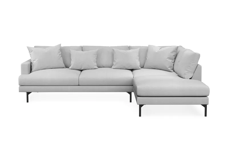 Menard 4-sits Soffa med Schäslong Höger - Lysegrå - Møbler - Sofaer - Sofa med chaiselong